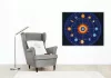 Titokzatos csillagtérkép - számfestő készlet - Számfestő.hu - 60×70cm - Keret nélkül