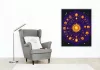 Csillagjegyek gyűrűje - számfestő készlet - Számfestő.hu - 80×100cm - Keretre feszítve