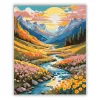 Kanyargó patak - számfestő készlet - Számfestő.hu - 60×70cm - Keretre feszítve
