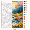 Kanyargó patak - számfestő készlet - Számfestő.hu - 40×50cm - Keretre feszítve