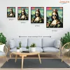Mona Lisa királynő - számfestő készlet - Számfestő.hu - 40×50cm - Keret nélkül