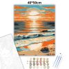 Aranyhíd a tengeren - számfestő készlet - Számfestő.hu - 40×50cm - Keretre feszítve
