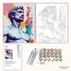 Vibráló mellszobor - számfestő készlet - Számfestő.hu - 60×70cm - Keret nélkül