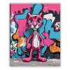 Graffitis párduc - számfestő készlet - Számfestő.hu - 40×50cm - Keret nélkül