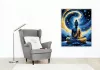 Misztikus Buddha a csillagok alatt - számfestő készlet - Számfestő.hu - 40×50cm - Keretre feszítve