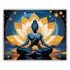 Csillagfényes meditáció - számfestő készlet - Számfestő.hu - 60×70cm - Keretre feszítve