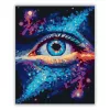 Misztikus csillag tekintete - számfestő készlet - Számfestő.hu - 60×70cm - Keretre feszítve