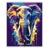 Szilaj agyarak - számfestő készlet - Számfestő.hu - 50×60cm - Keret nélkül