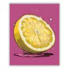 Üdítő citrom - számfestő készlet - Számfestő.hu - 60×70cm - Keret nélkül