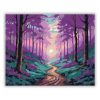Misztikus erdei ösvény - számfestő készlet - Számfestő.hu - 50×60cm - Keret nélkül