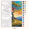 Örvénylő égbolt őre - számfestő készlet - Számfestő.hu - 40×50cm - Keret nélkül
