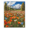 Üde virágmező - számfestő készlet - Számfestő.hu - 60×70cm - Keretre feszítve