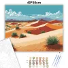 Aranyló homokdűnék - számfestő készlet - Számfestő.hu - 40×50cm - Keret nélkül