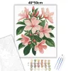 Azálea virágzás - számfestő készlet - Számfestő.hu - 40×50cm - Keret nélkül