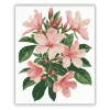 Azálea virágzás - számfestő készlet - Számfestő.hu - 40×50cm - Keretre feszítve