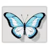 Kékes pillangó - számfestő készlet - Számfestő.hu - 80×100cm - Keret nélkül