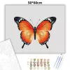 Letisztult pillangó - számfestő készlet - Számfestő.hu - 50×60cm - Keret nélkül