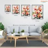 Letisztult orchidea virágzás - számfestő készlet - Számfestő.hu - 60×70cm - Keret nélkül