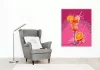 Aperol Spritz koktél - számfestő készlet - Számfestő.hu - 80×100cm - Keretre feszítve