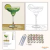 Margarita koktél - számfestő készlet - Számfestő.hu - 50×60cm - Keret nélkül