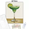 Margarita koktél - számfestő készlet - Számfestő.hu - 60×70cm - Keret nélkül