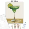 Margarita koktél - számfestő készlet - Számfestő.hu - 80×100cm - Keret nélkül