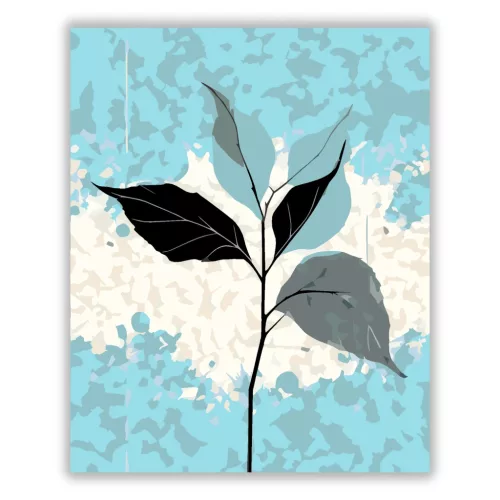 Pasztell háttér - számfestő készlet - Számfestő.hu - 50×60cm - Keret nélkül