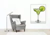 Friss margarita koktél - számfestő készlet - Számfestő.hu - 40×50cm - Keretre feszítve