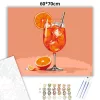 Napsütötte aperol spritz - számfestő készlet - Számfestő.hu - 60×70cm - Keret nélkül