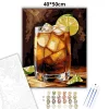 Dark ’n Stormy koktél - számfestő készlet - Számfestő.hu - 40×50cm - Keret nélkül