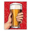 Habos korsó sör - számfestő készlet - Számfestő.hu - 50×60cm - Keretre feszítve