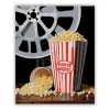 Mozis popcorn - számfestő készlet - Számfestő.hu - 40×50cm - Keretre feszítve