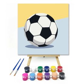 Focilabda - gyerek számfestő készlet - Számfestő.hu - 20×20cm - Keret nélkül