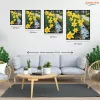 Nárciszok a patakparton - számfestő készlet - Számfestő.hu - 80×100cm - Keretre feszítve
