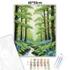 Tavaszi erdő szépsége - számfestő készlet - Számfestő.hu - 40×50cm - Keret nélkül