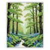 Tavaszi erdő szépsége - számfestő készlet - Számfestő.hu - 40×50cm - Keretre feszítve