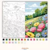 Tavaszi vadvirágmező - számfestő készlet - Számfestő.hu - 60×70cm - Keretre feszítve