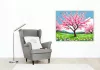 Tavaszi cseresznyefa virágzása - számfestő készlet - Számfestő.hu - 60×70cm - Keret nélkül