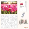 Tulipántenger - számfestő készlet - Számfestő.hu - 40×50cm - Keret nélkül