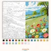 Tavaszi vadvirágmező - számfestő készlet - Számfestő.hu - 80×100cm - Keret nélkül