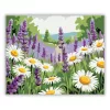 Üde levendulás - számfestő készlet - Számfestő.hu - 50×60cm - Keret nélkül
