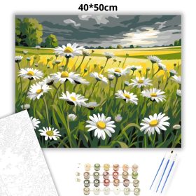 Viharfelhők árnyékában - számfestő készlet - Számfestő.hu - 40×50cm - Keret nélkül