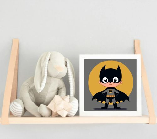 A város hőse - gyerek számfestő készlet - Számfestő.hu - 50×50cm - Keret nélkül