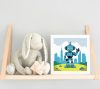 Városi robot - gyerek számfestő készlet - Számfestő.hu - 20×20cm - Keret nélkül