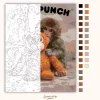 Együtt erősebbek vagyunk – Punch - számfestő készlet - Számfestő.hu - 80×100cm - Keret nélkül