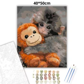 Örökre együtt – Punch - számfestő készlet - Számfestő.hu - 40×50cm - Keret nélkül