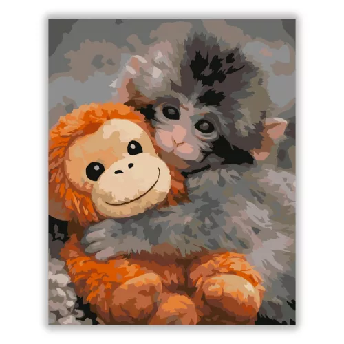 Örökre együtt – Punch - számfestő készlet - Számfestő.hu - 50×60cm - Keretre feszítve