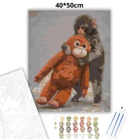 Soha nem engedlek – Punch - számfestő készlet - Számfestő.hu - 40×50cm - Keret nélkül