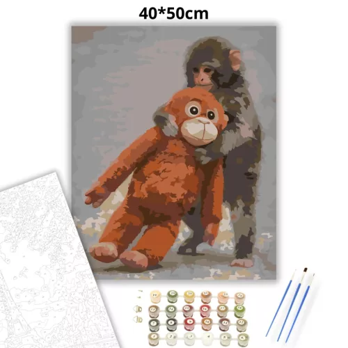 Soha nem engedlek – Punch - számfestő készlet - Számfestő.hu - 40×50cm - Keret nélkül