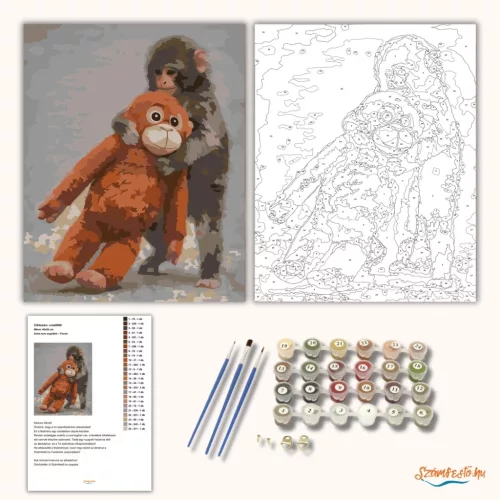 Soha nem engedlek – Punch - számfestő készlet - Számfestő.hu - 40×50cm - Keret nélkül